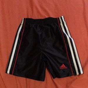 Black adidas shorts